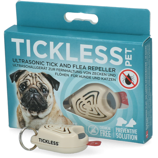 Tickless Pet Mindestschutz von 6 Monaten Beige *