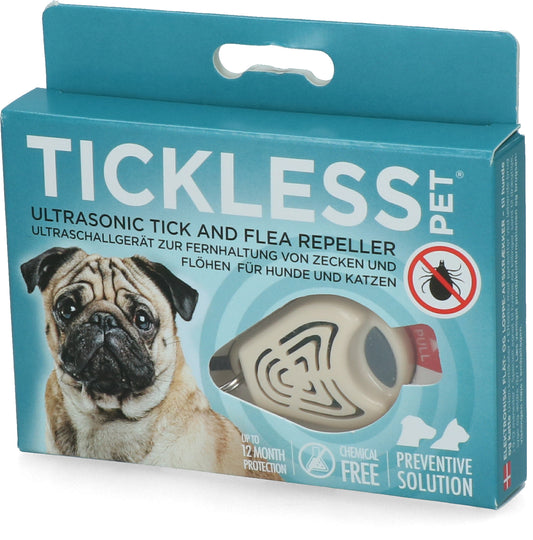 Tickless Pet Mindestschutz von 6 Monaten Beige *