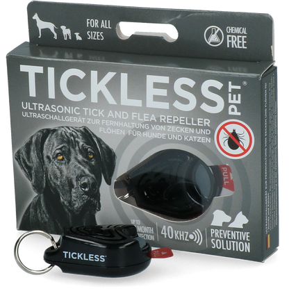 Tickless Pet Mindestschutz von 6 Monaten Schwarz *