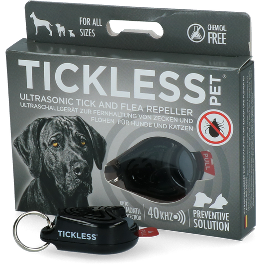 Tickless Pet Mindestschutz von 6 Monaten Schwarz *