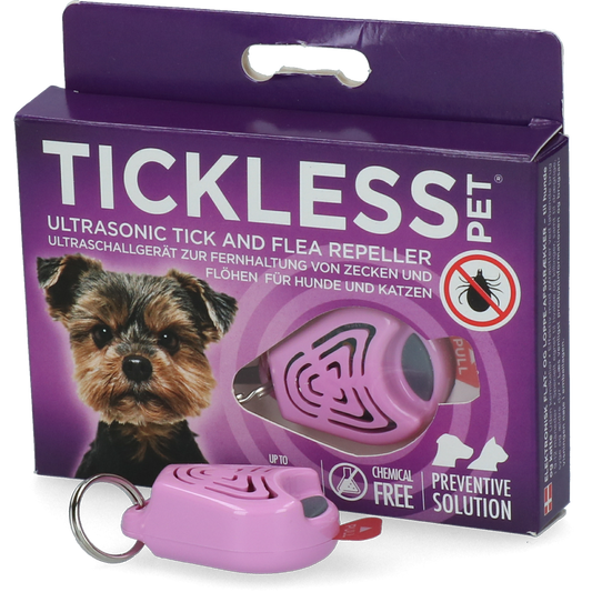 Tickless Pet Mindestschutz von 6 Monaten Rosa *