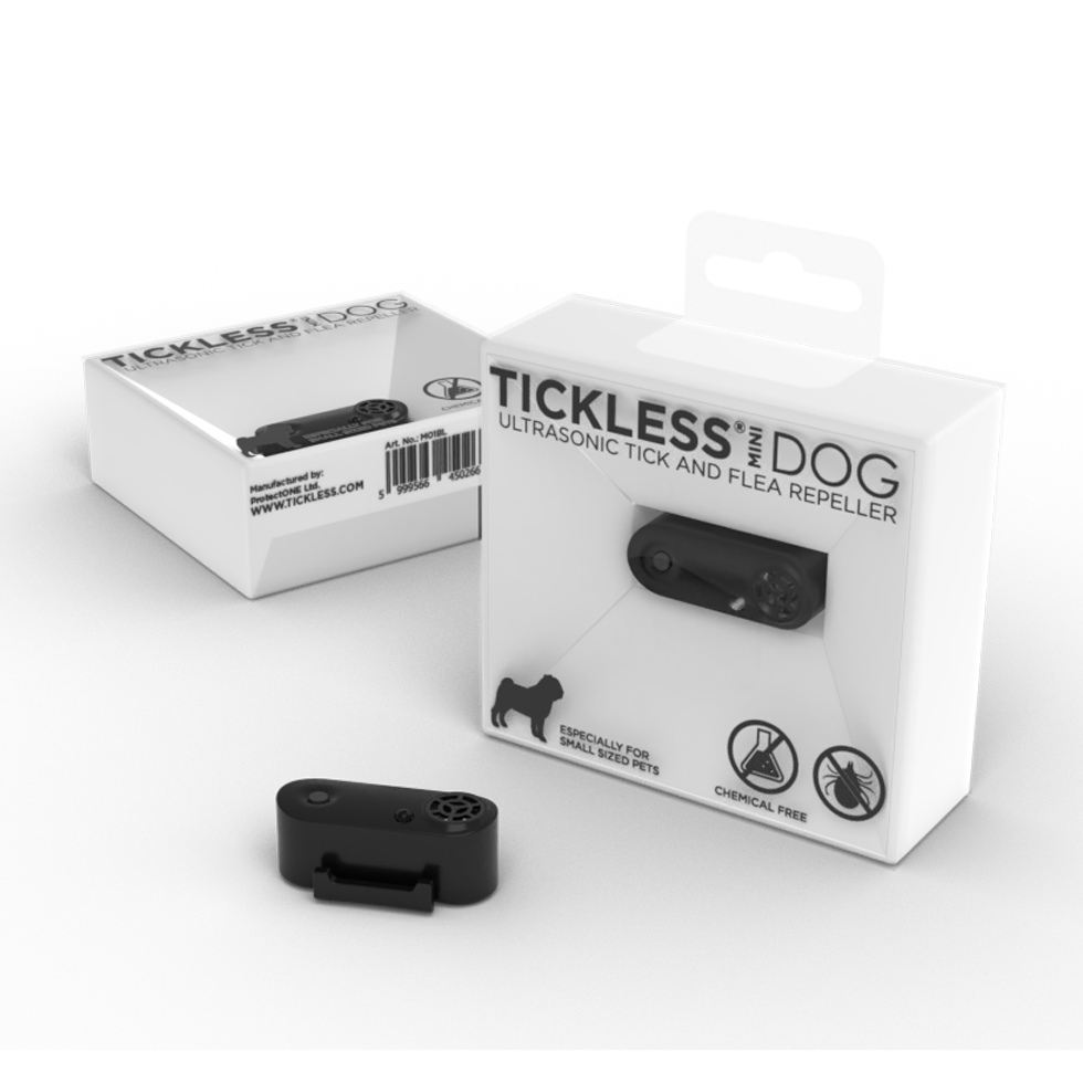 Tickless Mini Dog Wiederaufladbar Schwarz