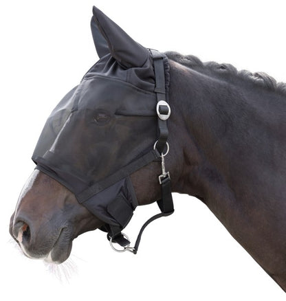 Halfter mit integrierter Fliegenschutzmaske Pony
