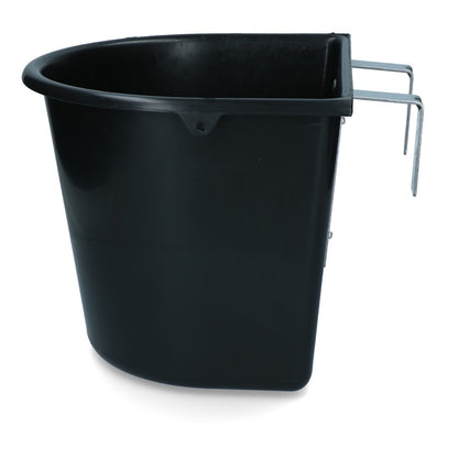 Futtertroge 15 l mit Haken Schwarz