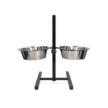 Futter- und Trinkschale Edelstahl T-Ständer Ø 25 cm (2,8 l)