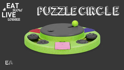Eat Slow Live Longer Puzzle Circle *