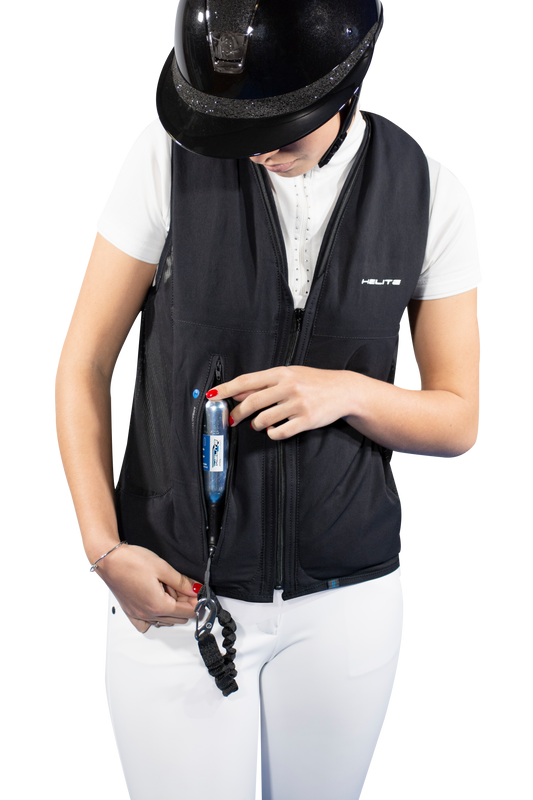 Helite ZIP'IN 2 Airbagweste – Flexibel, sicher & perfekt für Reiter (Größe M - Lang)