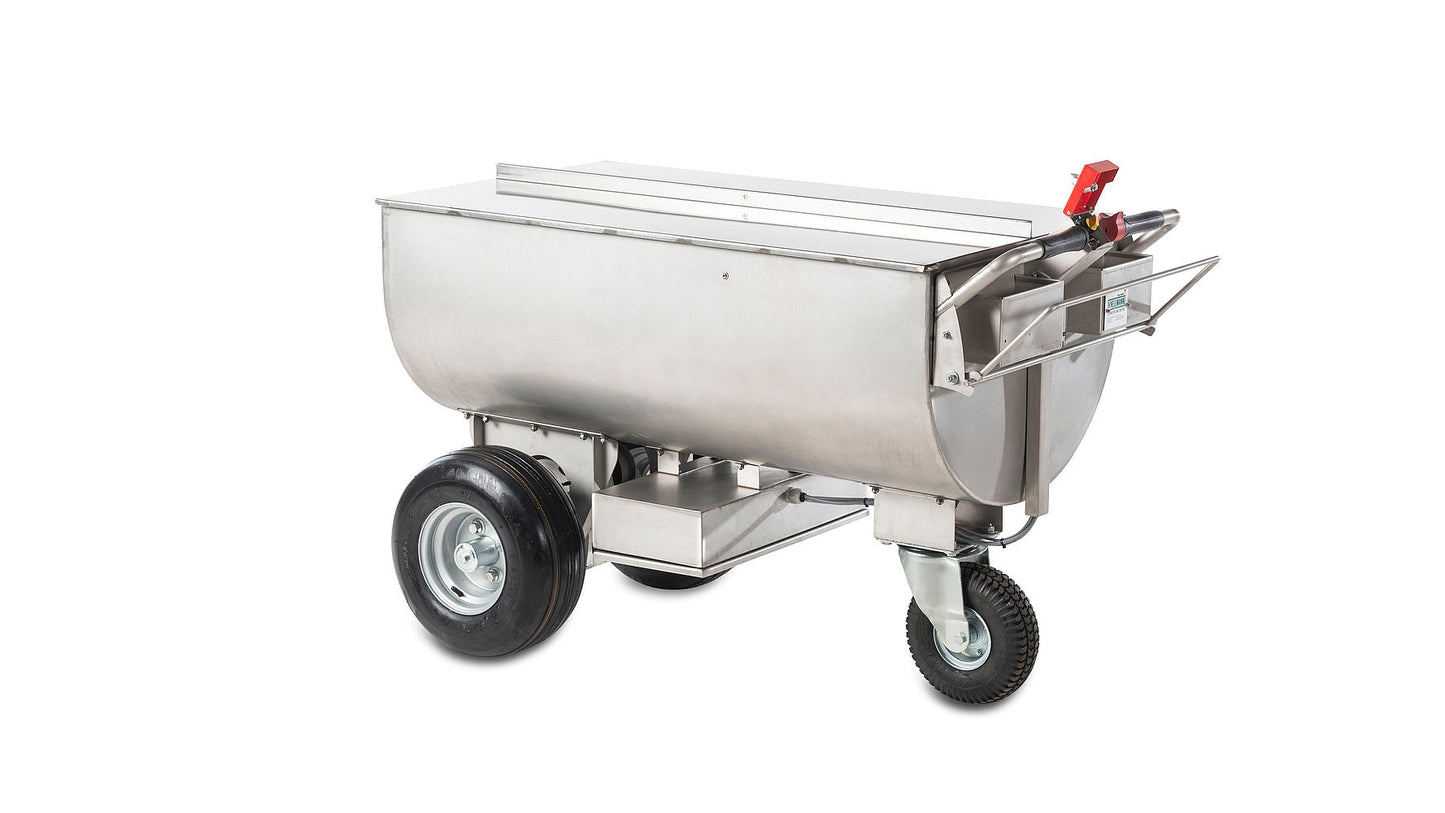 Futterwagen aus Edelstahl