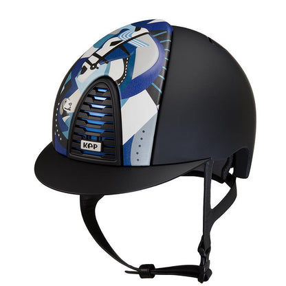 KEP Cromo 2.0 Black Textile mit Black Frame & Front Blue Pegasus