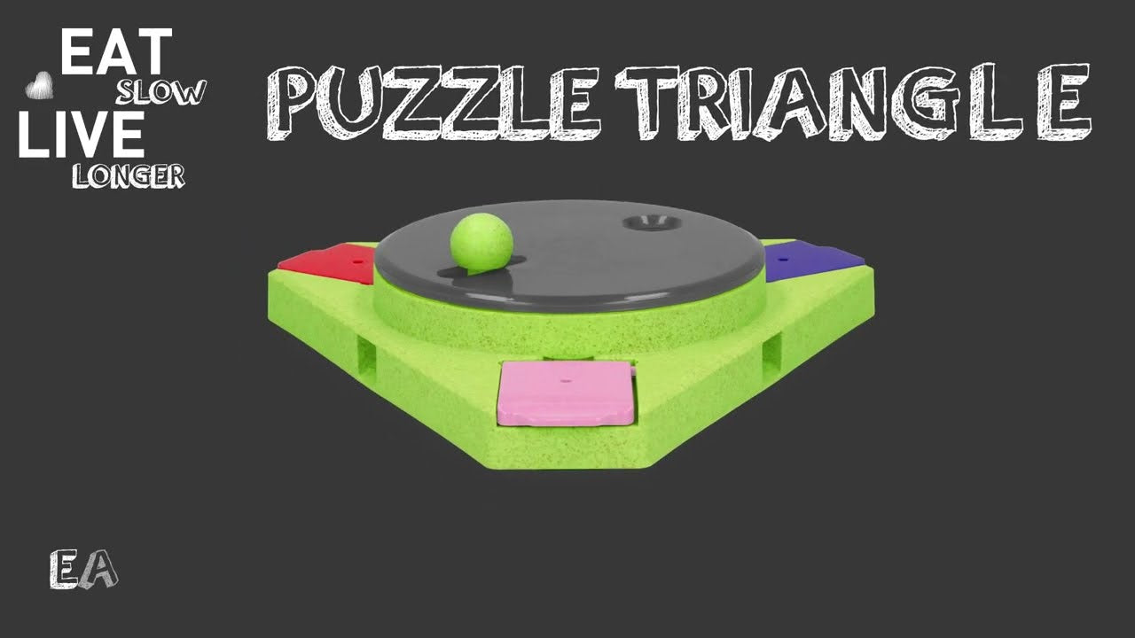 Eat Slow Live Longer Puzzle Triangle *