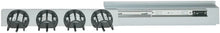 Trensenhalter Teleskopauszug incl. 4 Trensenhalter schwarz kunststoff