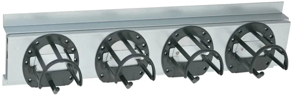Trensenhalter Teleskopauszug incl. 4 Trensenhalter schwarz kunststoff